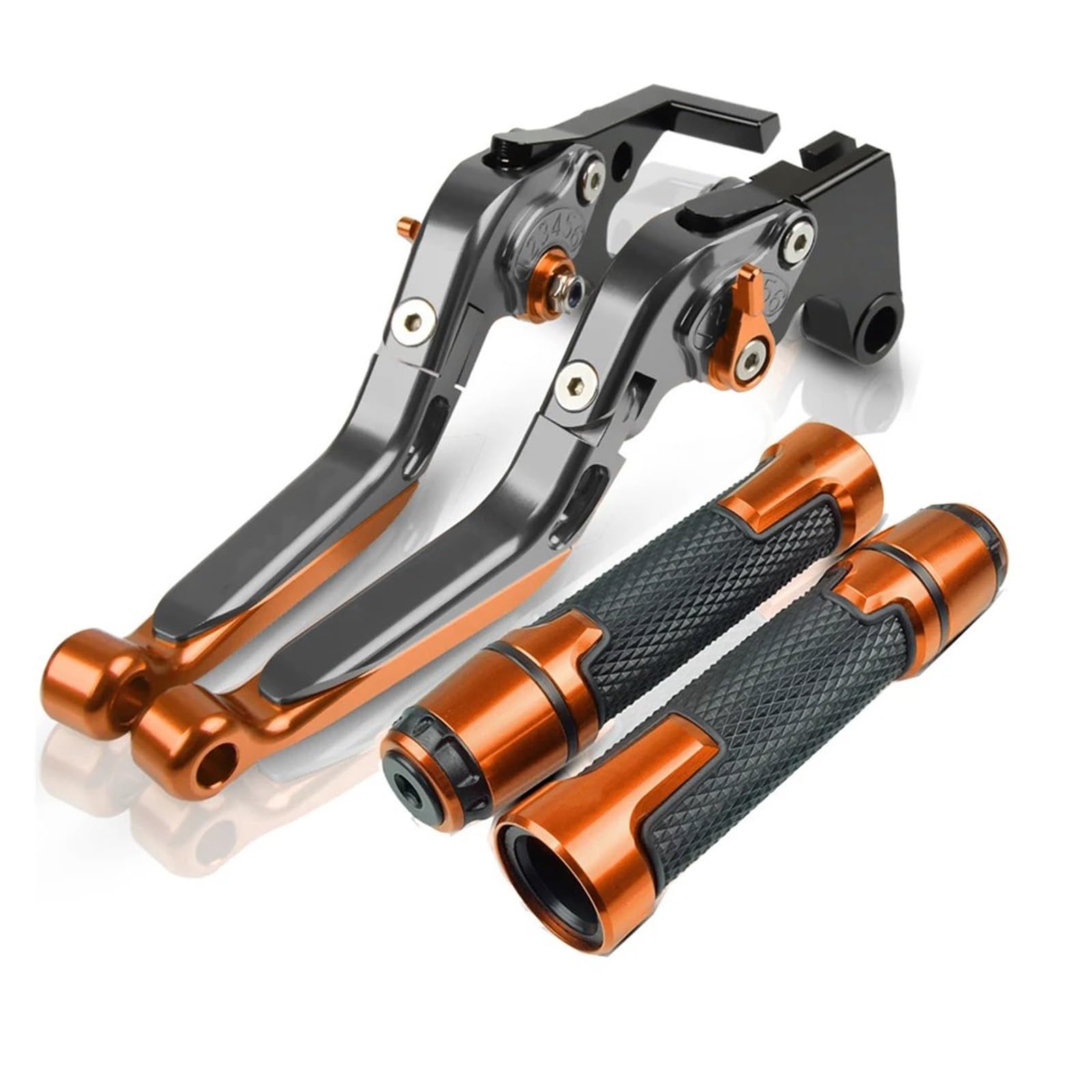 Hguvsjd H Guvsjd For Cbr250r For Cbr 250R 2011 2012 2013 Cnc Motorcycle Adjustable Clutc Brake Levers Andlebar Grip Rubber Andle Motorcycle Brake Lever(H)