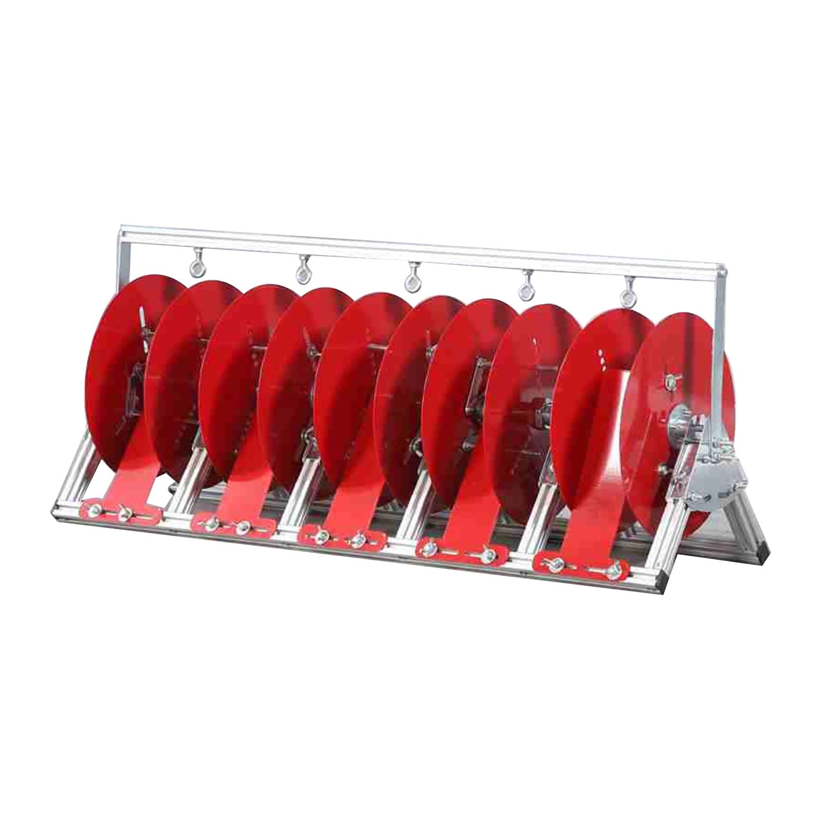 Folding Single Axis Cable Rack Rolled Wire/Cable Dispenser Heavy Duty Conduit Display And Storage For Electrical Industrial And Retail Use(5-volumes)