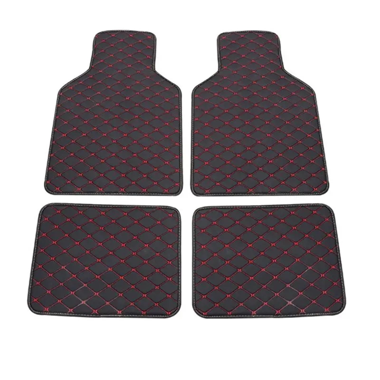 Dywaniki samochodowe Dywaniki samochodowe do Suzuki Grand Vitara Lk-2 Jimny Kizashi Liana LJ 80 Maruti SA 310 Skórzane dywaniki do wnętrza skórzane maty samochodowe(Black Red)
