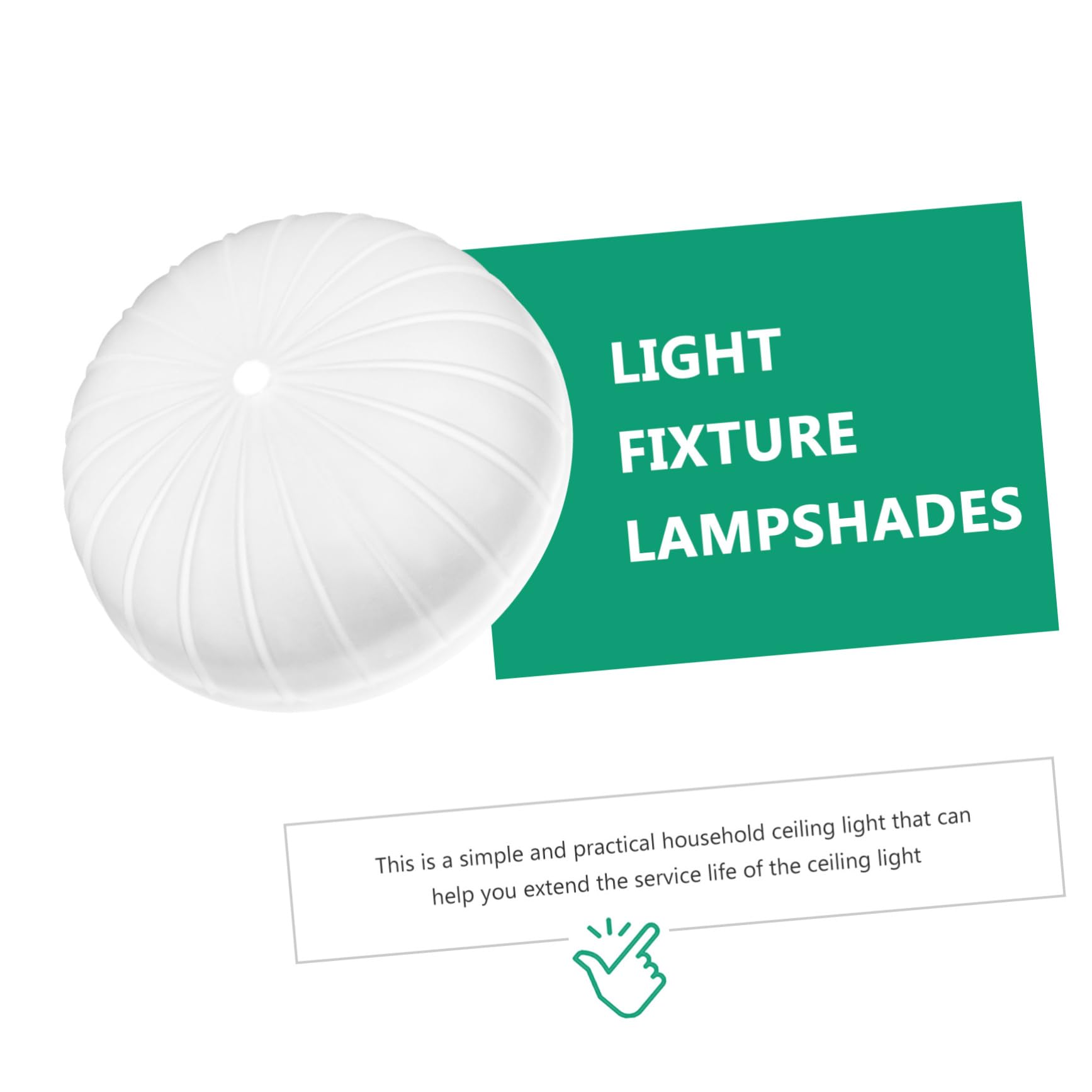 Artibetter Einfache Weiße Matte Glas Lampenschirme mit E27 Schraubsockel Flammhemmend und Windgeschützt für Wohnzimmer und Haushalt Glas Lampenabdeckung für Deckenlampen