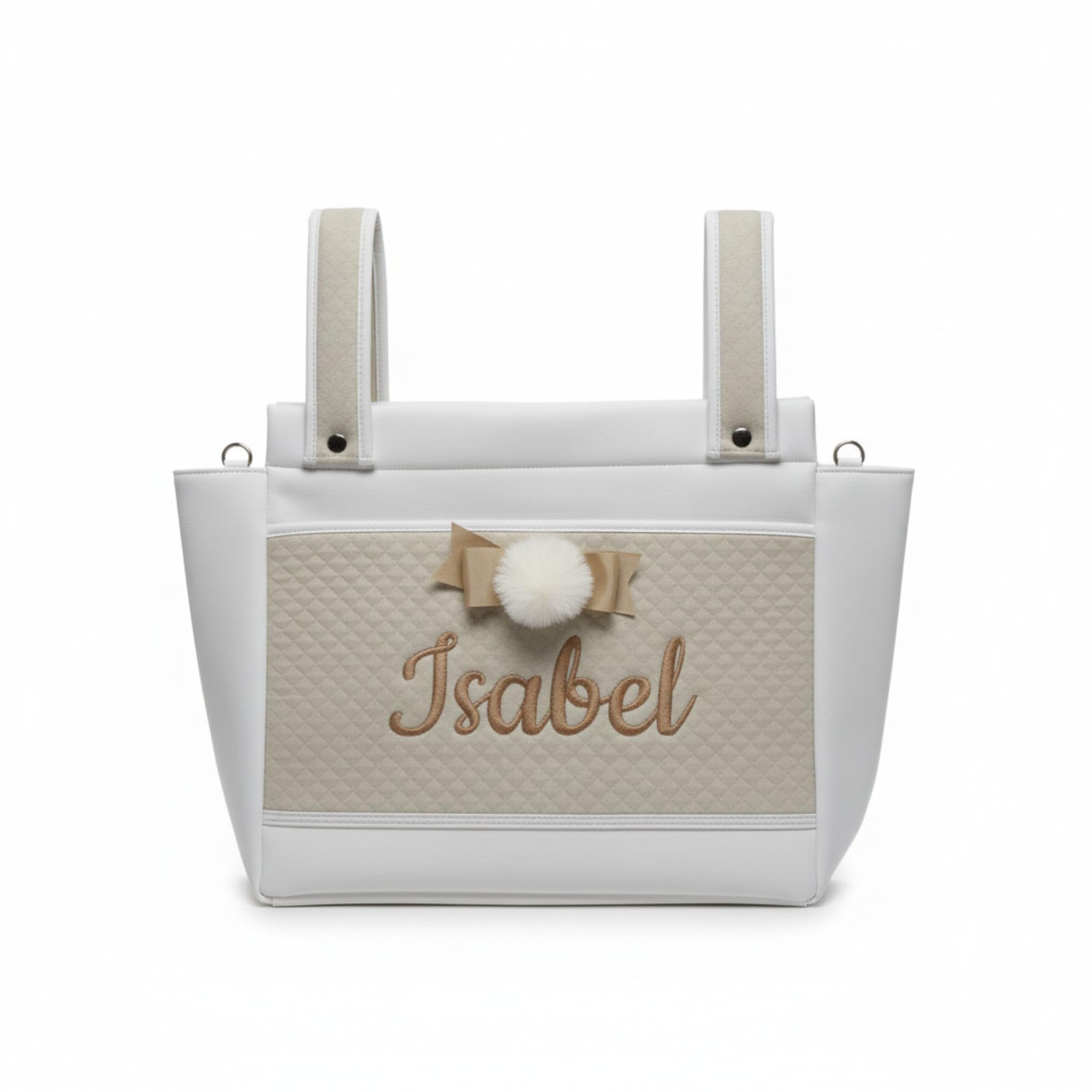 Bolso Talega para Carrito de Bebé Personalizada con Nombre, Bolso Maternal Infantil