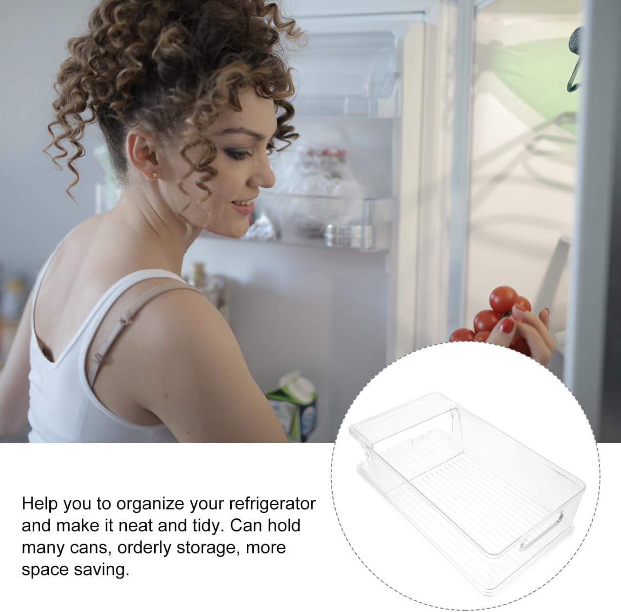 MERRYHAPY 2pcs Soda Can Holders Refrigerator Beverage Organizers for Neat Storage Space-saving Design for Home Use Keep Drinks Tidy and Accessible Your Fridge