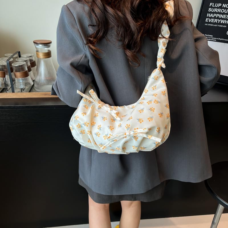 Purse Shoulder Bag Nylon Clutch Handbag Underarm Dumpling Bag for Women2