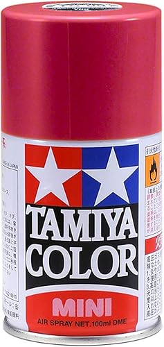 Tamiya 85095-000 85095 - Pintura acrílica, color rojo metálico puro (brillante) TS-95, lata de aerosol (3.4 fl oz)