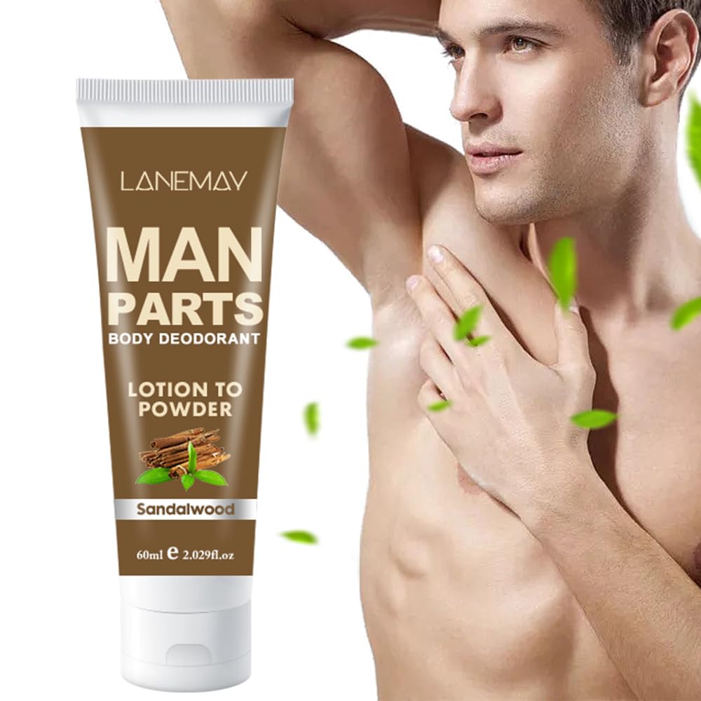 AzoneeMen's Natural Deodorant Cream, Long-Lasting Underarm Odor Protection, Suitable For Men And Women, Perfect For Sports And Physical Activities