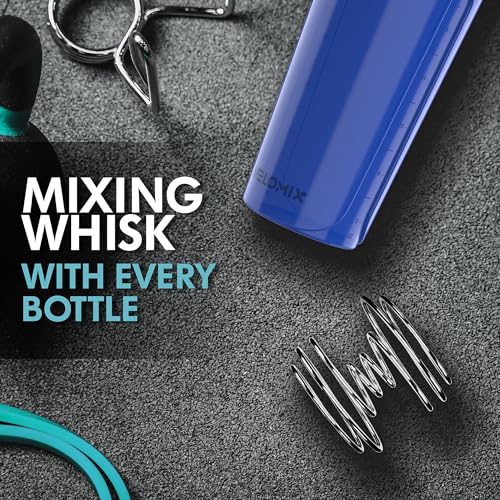 -6 PACK- 28 oz Shaker Cups for Protein Shakes - 6x Wire Whisk | Leak Proof Large Shaker Bottles for Protein Mixes | BPA-Free Protein Shaker Bottle | Protein Cups Shaker - Image 5