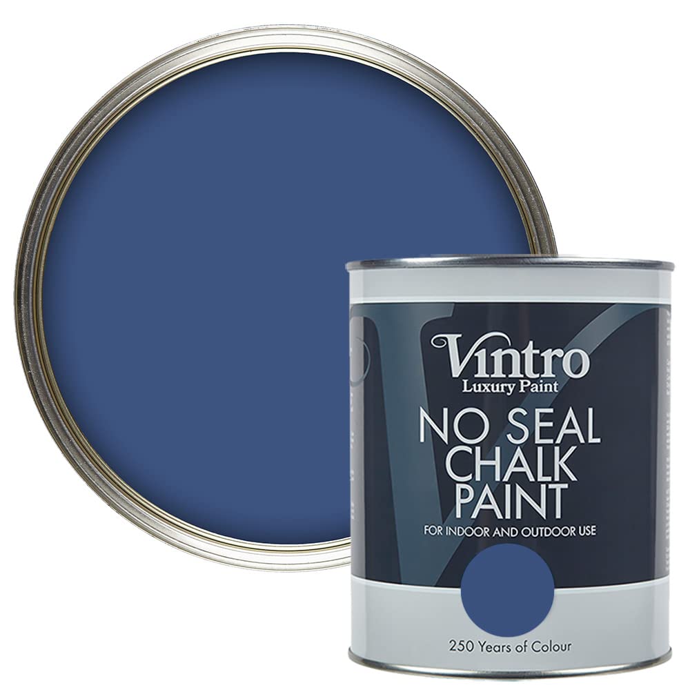 Vintro Paint - Chalk Paint - Paris Blue - 1L