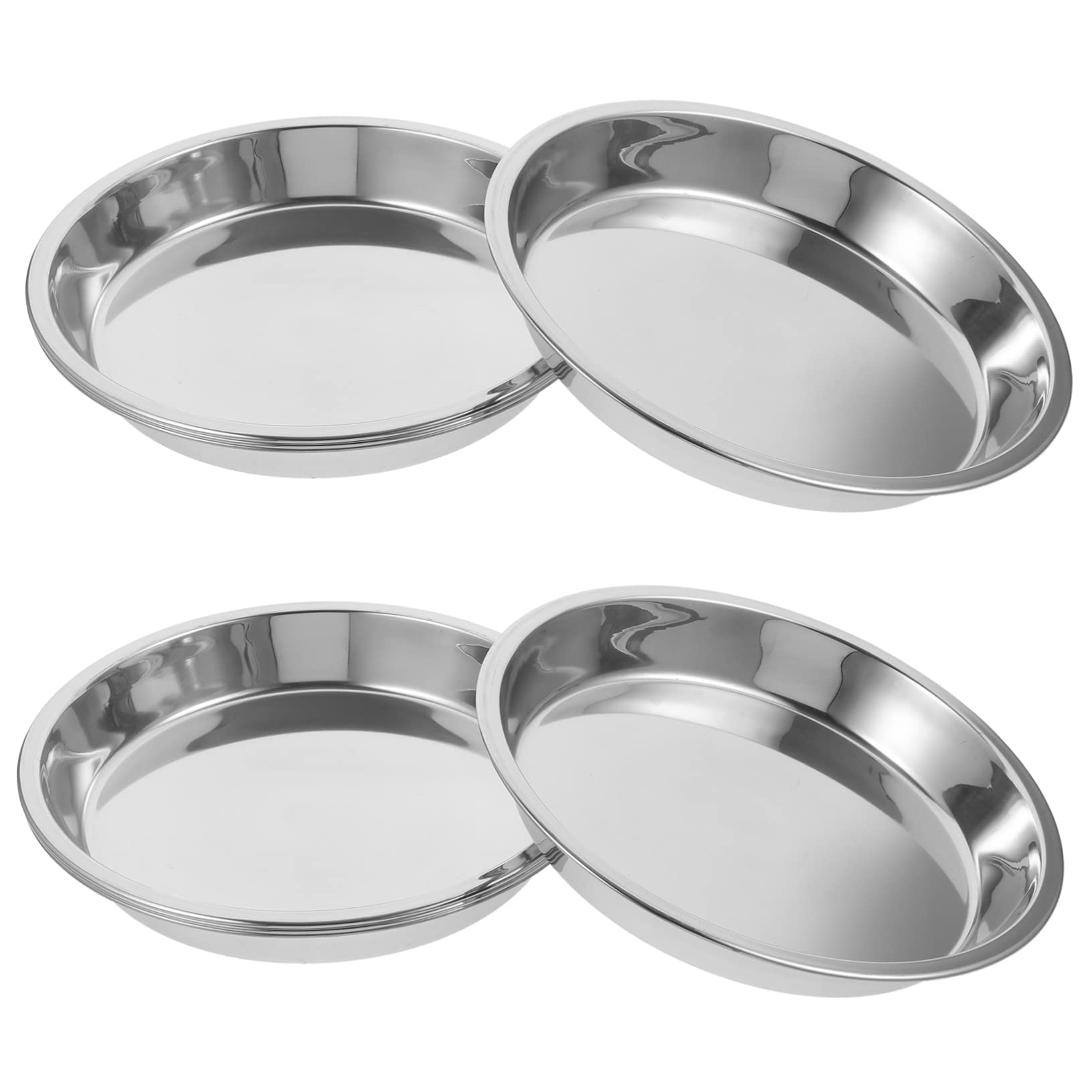 VICASKY 4Pcs Cat Bowls Wear Resistant Kitten Feeding Bowls for Comfortable Easy to