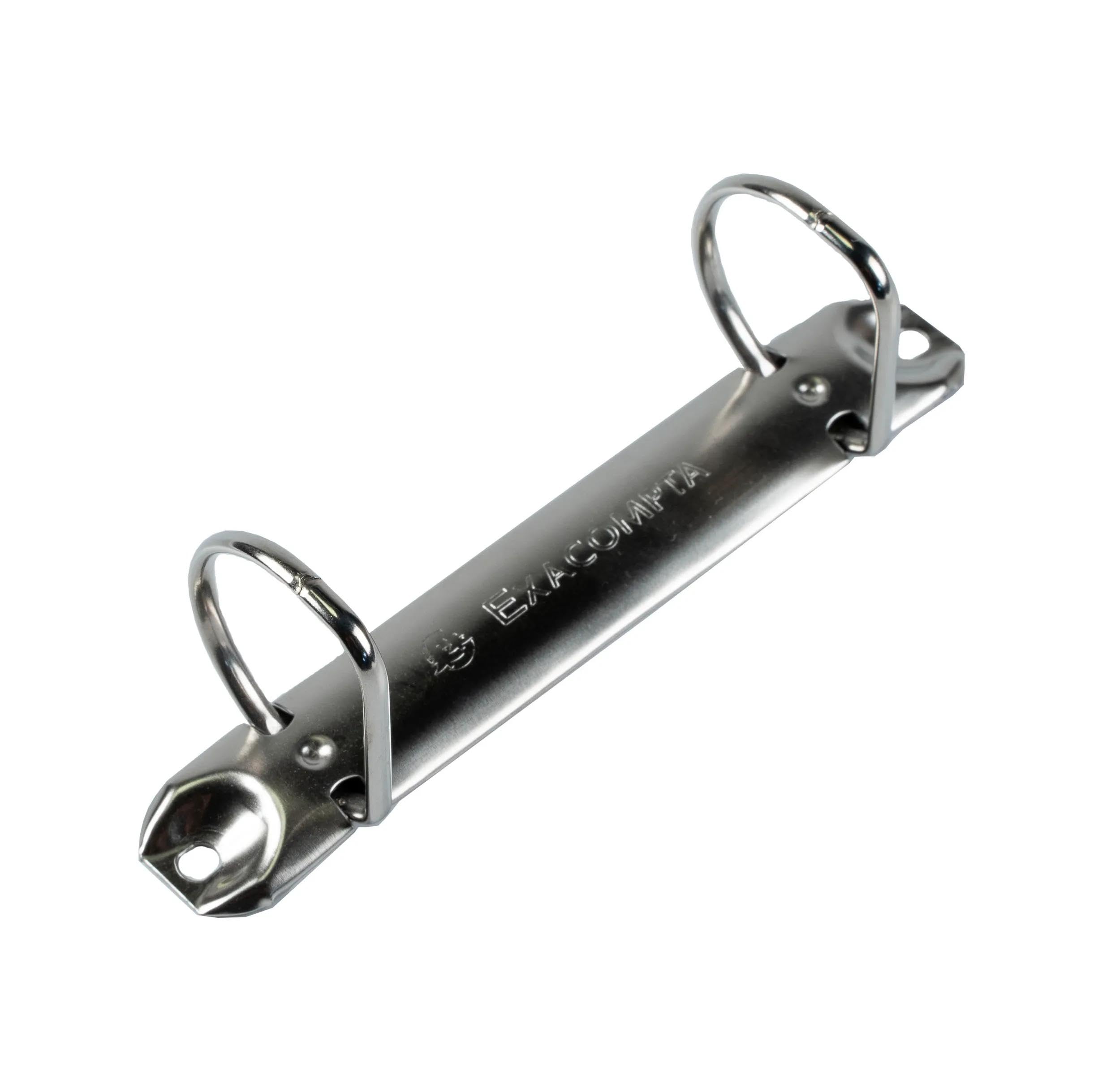 Exacompta - 51826BE - Karton mit 10 Ringen, 3 Taschen, 2 D-Ringe 25 mm, Rücken 47 mm, Außenmaße 32 x 27,7 cm, A4 Maxi, blau