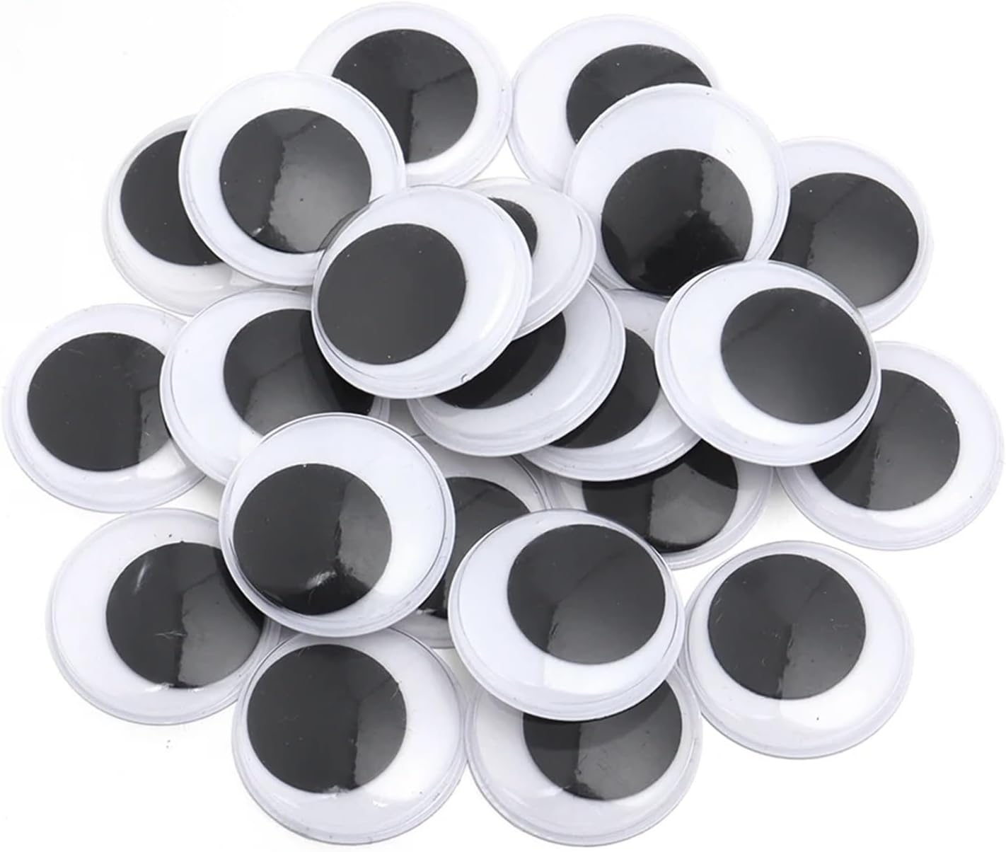 Black with White Doll Eyes Puppet Making Cartoon Stuffed Toys Not Self-Adhesive Craft Accessories