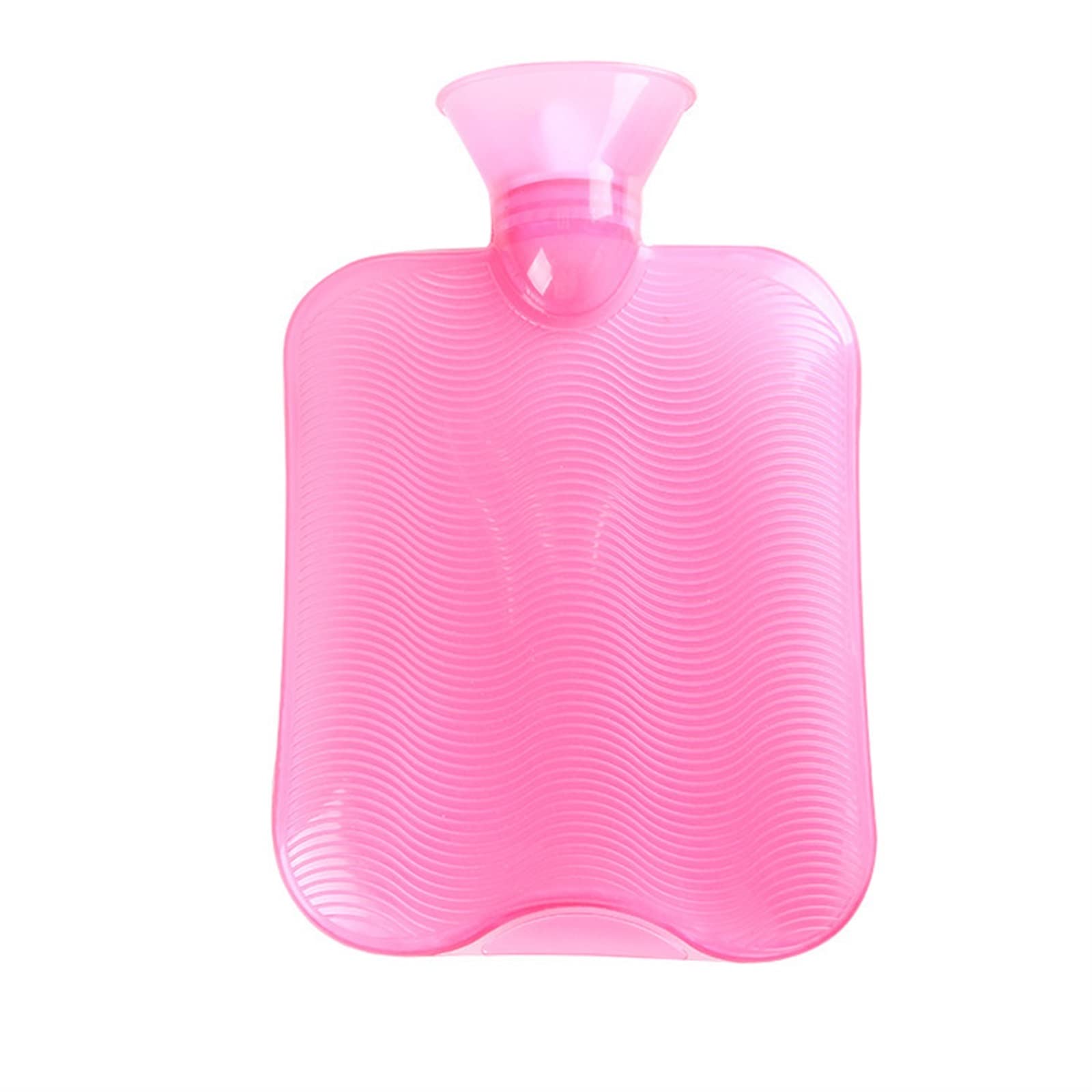 Botellas de Agua Caliente, Botella de Agua Caliente portátil Color Agua Gruesa Accesorio Caliente Bolsas aleatorias de Agua Botella Caliente Color de Goma Casa/Rojo(Pink)