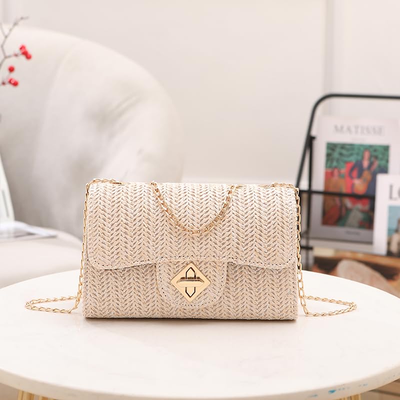 Summer Straw Crossbody Bags for Women Purses and Handbags Shoulder Woven Beach Bag2