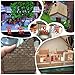 NW 250pcs Brick Building Set Dollhouse Miniature Bricks Mini Bricks Model (Red, 1:35)