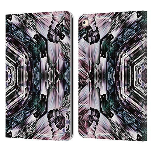 Étui iPad 9.7 2017 portefeuille cuir protection Mandala Haroulita