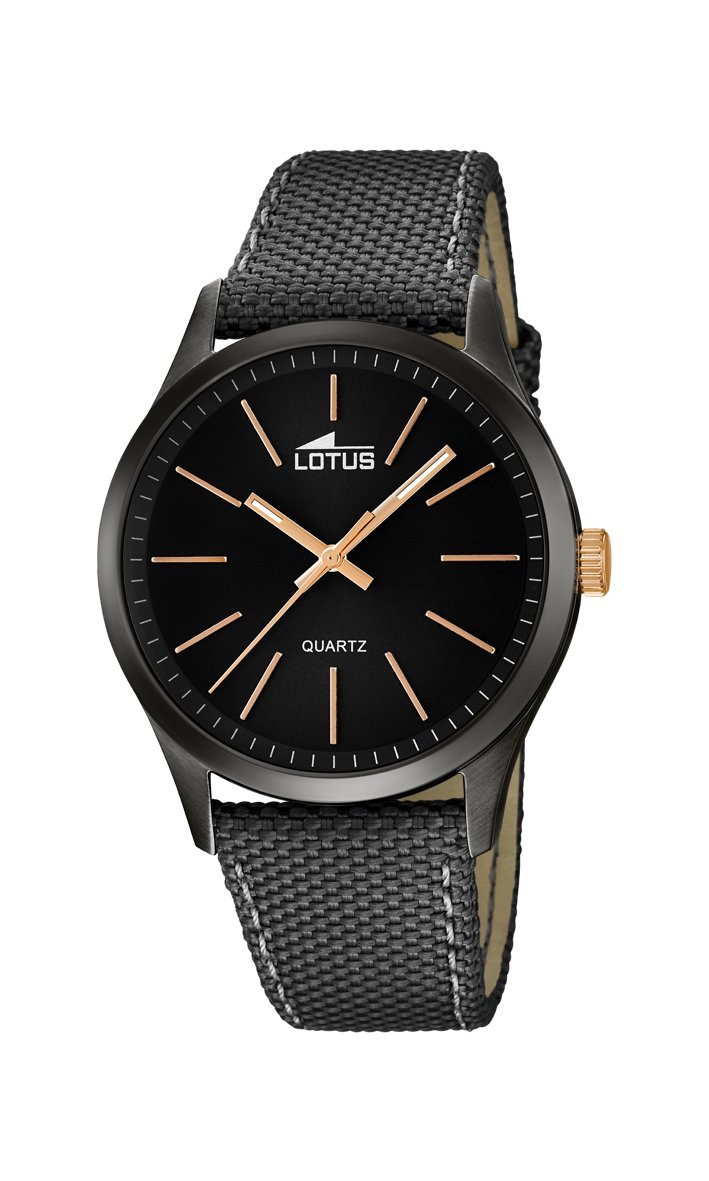 LOTUS Lotus-18165/2-Montre Homme-Quartz-Analogique-Aiguilles Lumineuses-Bracelet différents matériaux Gris
