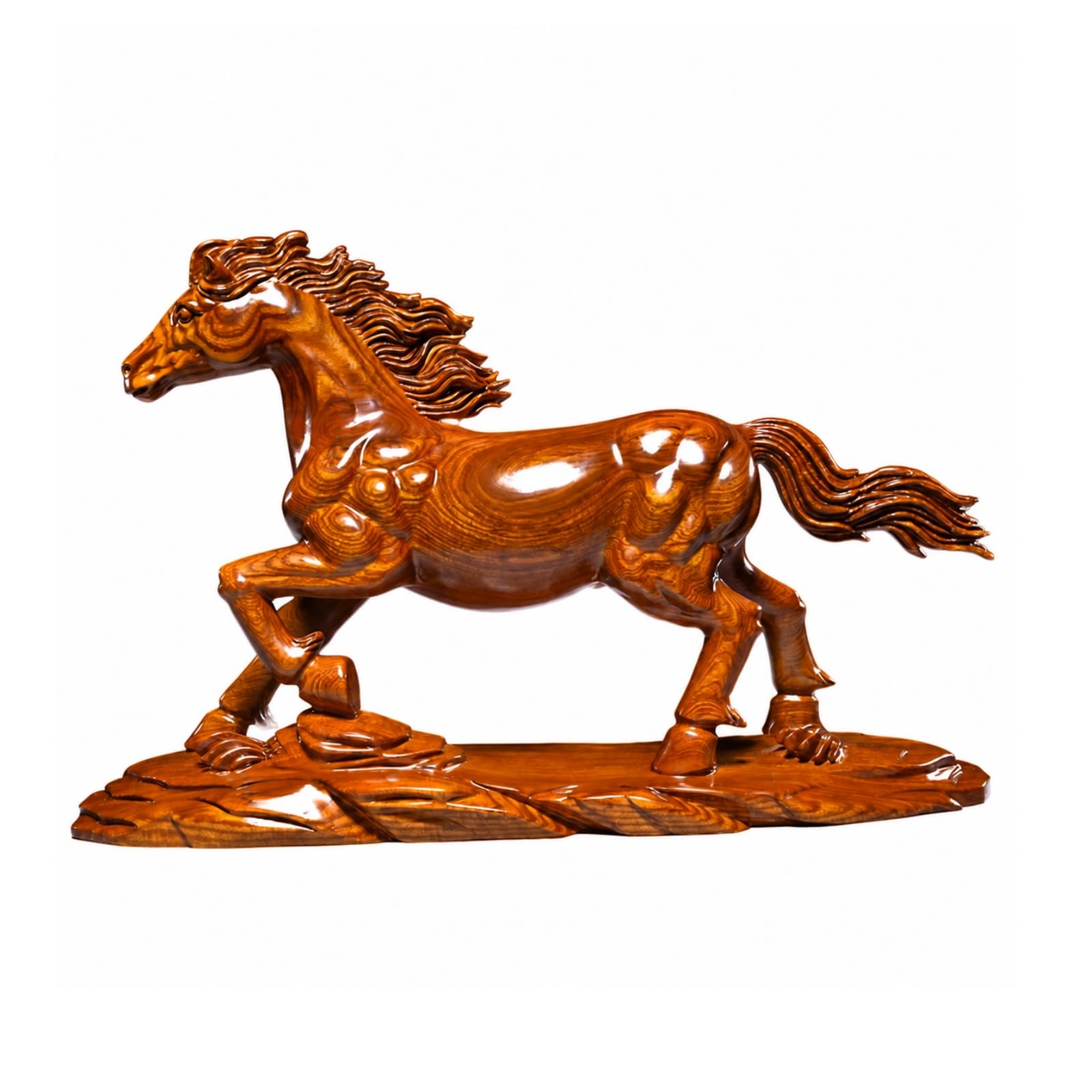 KESOTO Tallado | Elegante, Figura, Retro, para Recibidor, 50CM