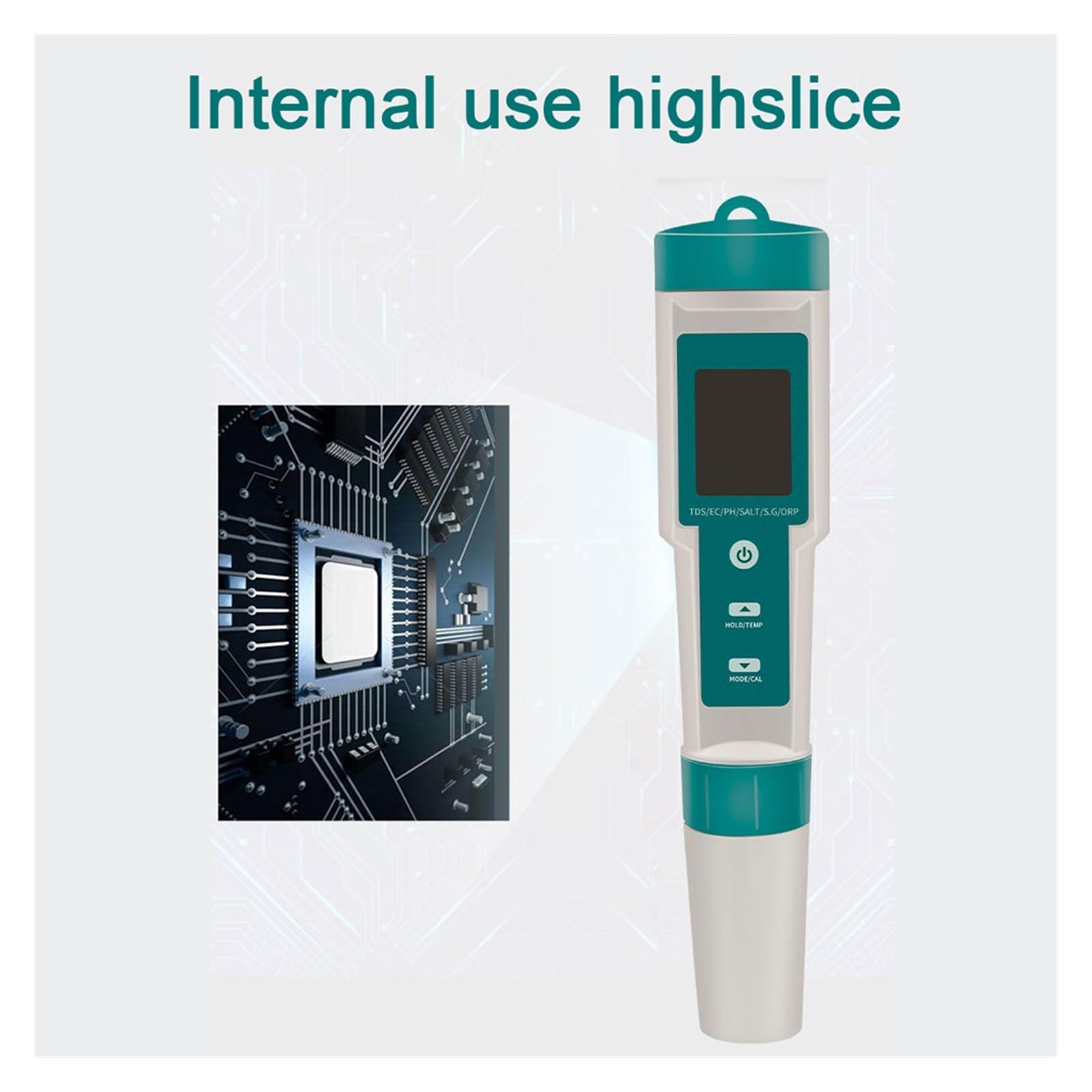 Tester Digitale Di Sale E PHmetro Per Piscine, Acqua Di Mare E Acqua Potabile 5 In 1 Salinita Ph Temperatura Ec E Tds Per Piscine Vasche Idromassaggio Spa Alta Precisione 84794084 - Foto 4