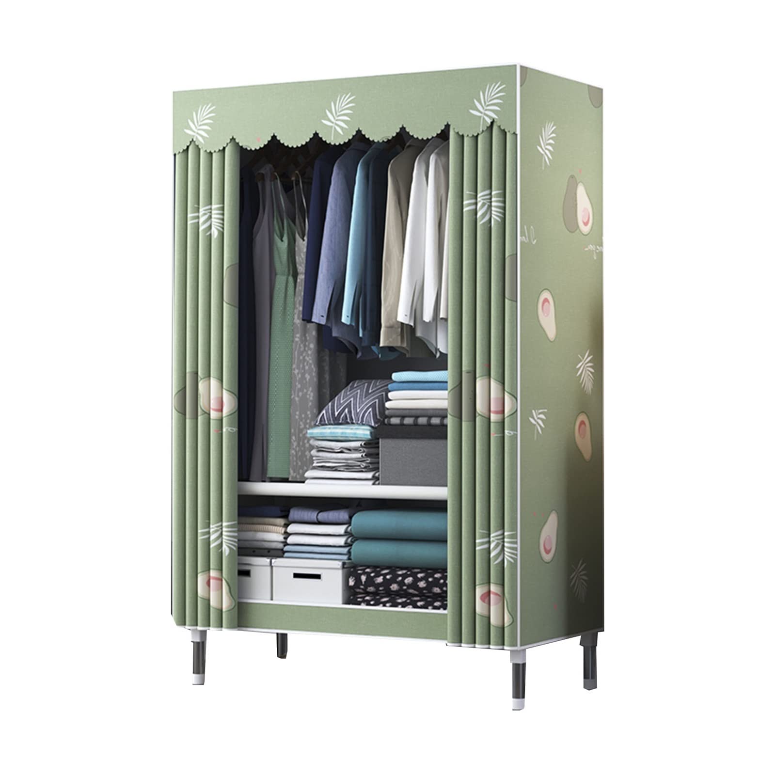 Armoire en toile rangement vêtements pliable pour chambre et dressing moderne