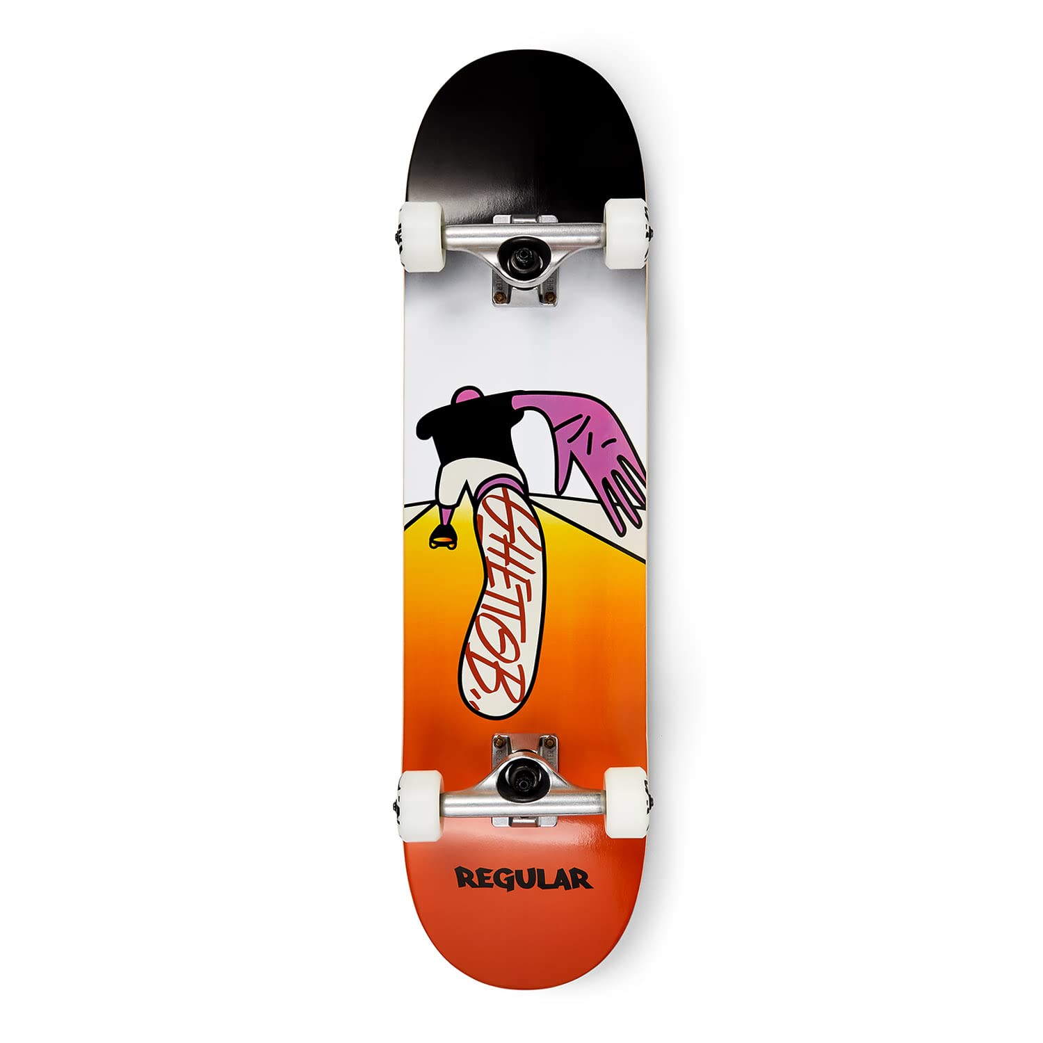 Skateboard complet professionnel, débutants, enfants, adultes, planche en érable 7 couches, roulements Abec 7, roues 53 mm, poids max 90 kg, modèle Push Regular 8.0"