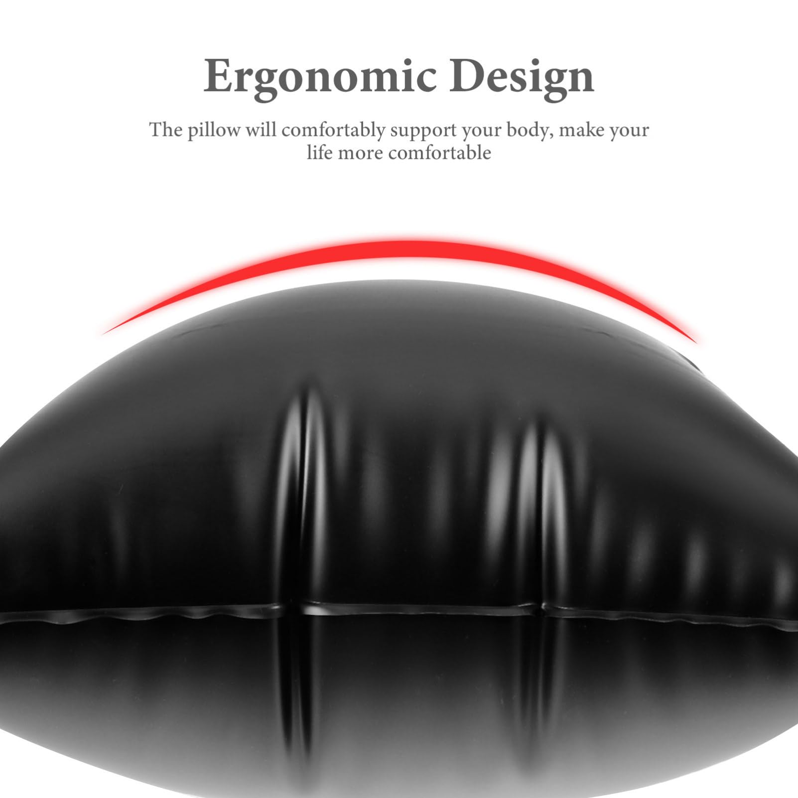 MAGICLULU 5stücke Pillow Insert Halbrunder Outdoor Kissenbezug Aufblasbarer Reisekissen Für Auto Und Camping Ergonomisches Design Tragbar