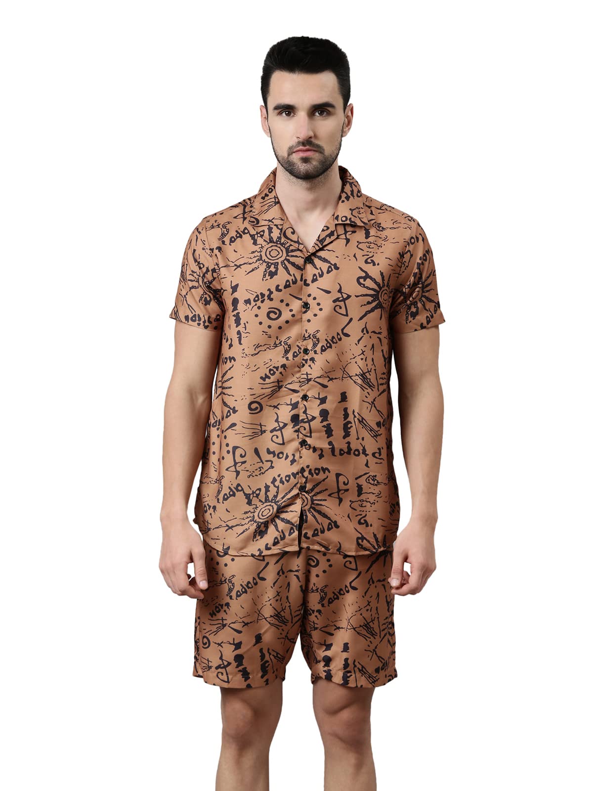 Brown Printed Night Suits - L-image-29