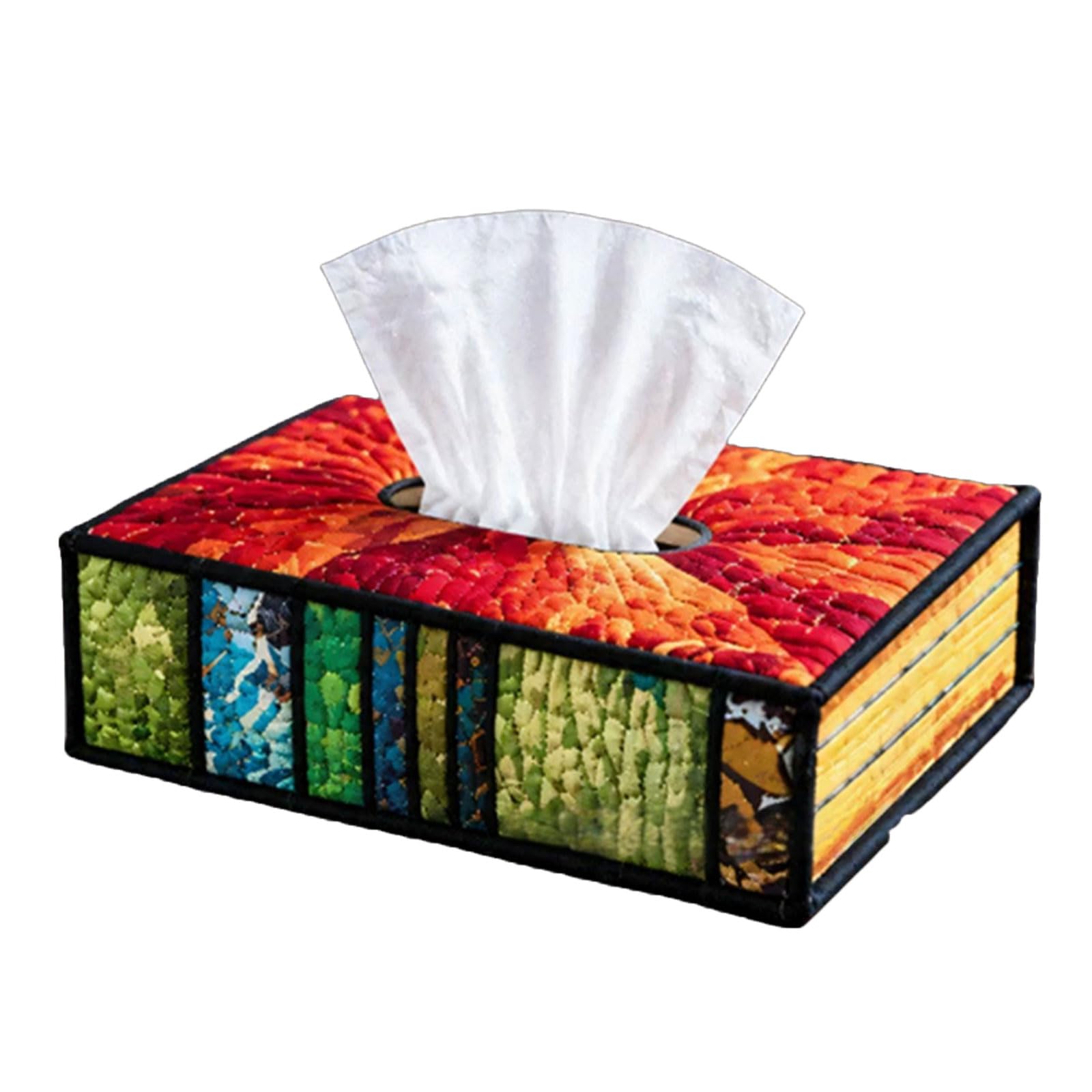 Zxfdsfdbnm Book Tissue Box Sewing Craft Set for Kitchen Storage Decorative Box with Simple Instructions Easy to Assemble Storage