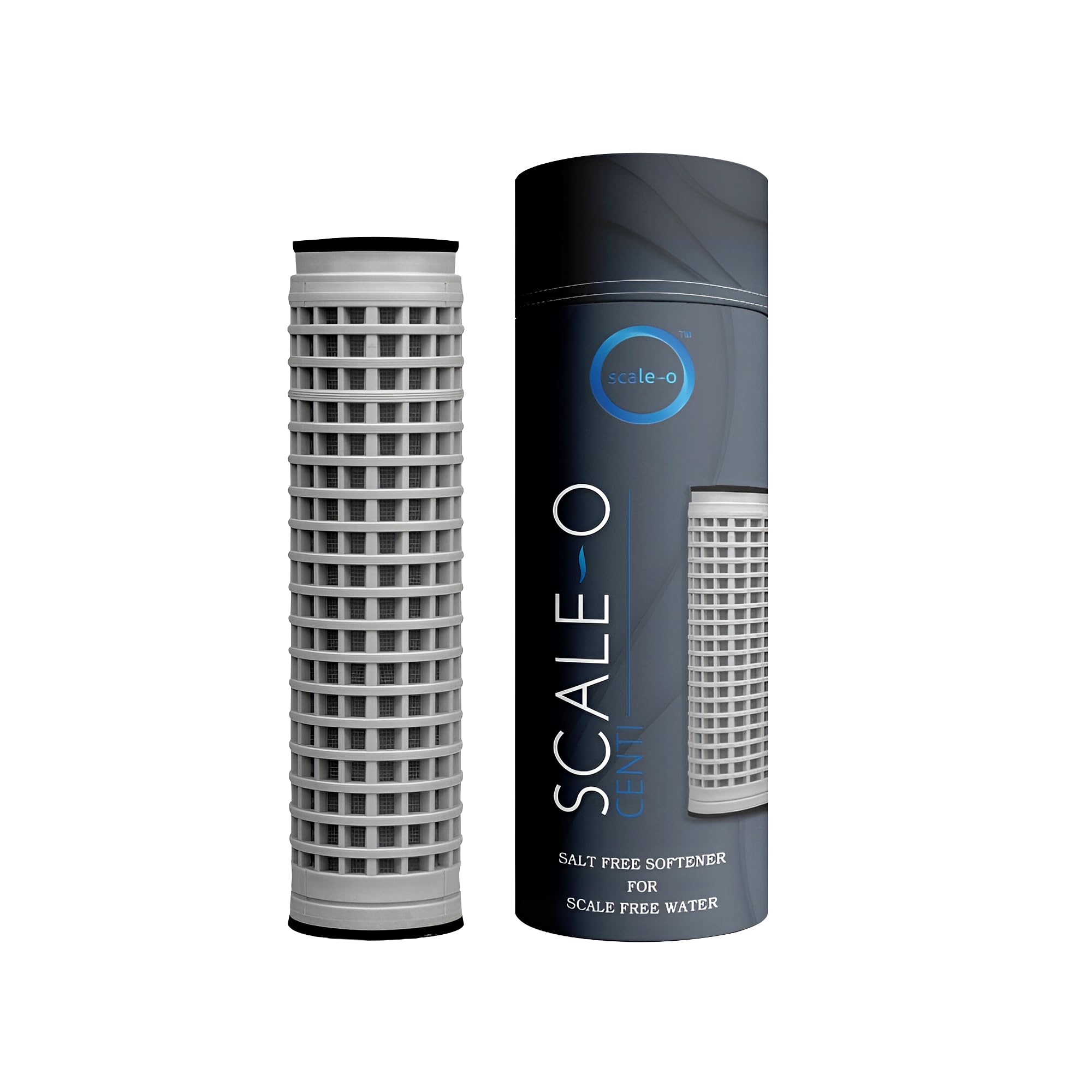 Scale O Centi Hard Water Softener | Whole House Water Conditioner | Extends Life of Bathrooms, Geysers, Washing Machine & RO | Reduces Hair Fall, Dry Skin | 2000L Tank Size | Apt for 7-8 People Homes