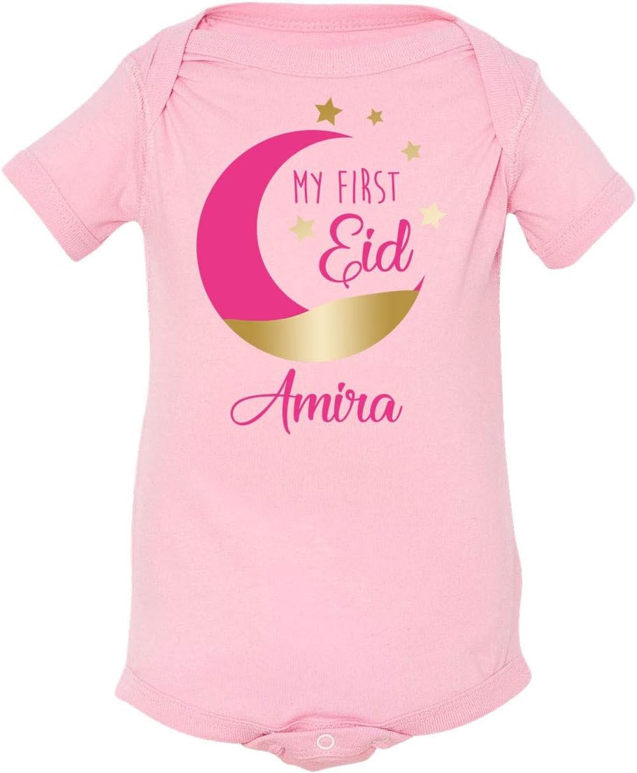 Custom Baby Outfit for Eid - Add Your Name - Personalized Eid Gift for Kids