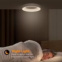 Matane LED mennyezeti lámpa RGB színváltó távirányítóval 36W dimmelhető 6