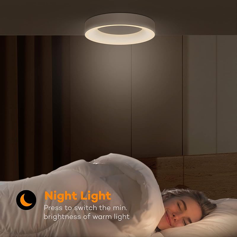 Matane LED mennyezeti lámpa RGB színváltó távirányítóval 36W dimmelhető