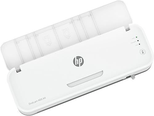 Miniatura 3 de HP 3160 OneLam 400 A4, laminadora, 7580-125 Micron, 15.748 in por minuto, Incluye línea de corte, redondeo de esquina y películas de laminación