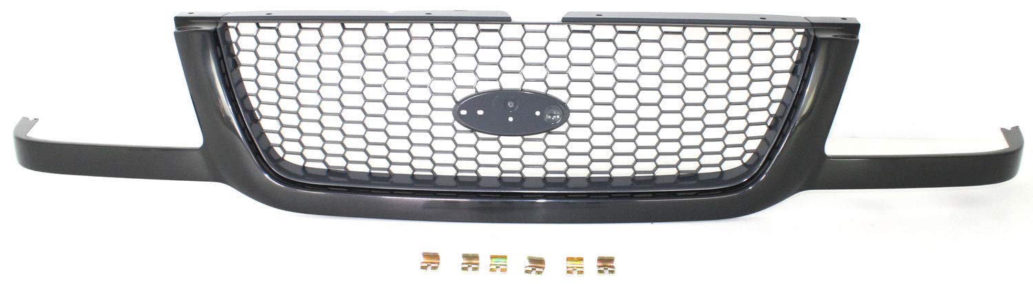 Evan Fischer Grille Assembly — Painted Black Shell with Painted Gray Insert
