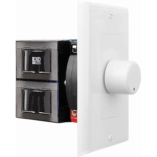 OSD Audio 300W in Wall Home Theater Speaker Volume Control