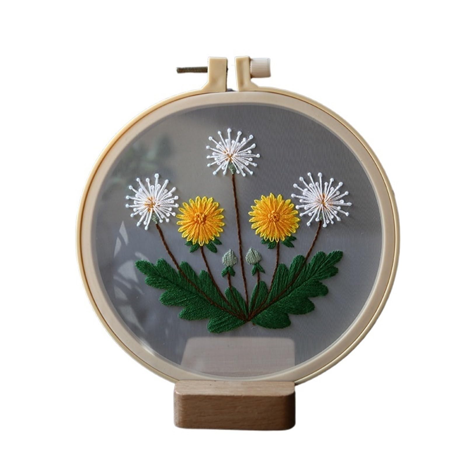 LKLNKVL embroidery, Embroidery Kit， DIY Flowers Plants Pattern Needlework Tools(Color 10)