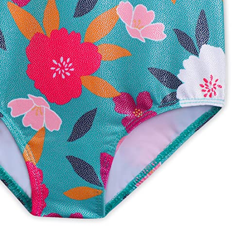 HOZIY Gymnastics Leotards for Girls Toddlers Kids Sleeveless Tumbling Outfits for Dance Print
