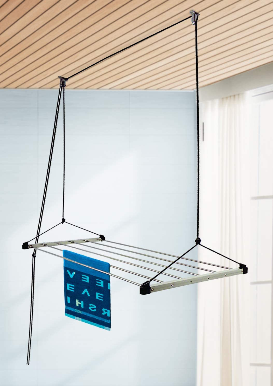 See full amazon price history chart for Bherunath-Heavy Duty - Stainless Steel Ceiling Clothes Hanger/Cloth Dryer with UV Protected Nylon Rope / Ceiling Cloth Drying Rack (3 Feet x 4 Pipe - Heavy Duty) Bherunath-Heavy Duty - Stainless Steel Ceiling Clothes Hanger/Cloth Dryer with UV Protected Nylon Rope / Ceiling Cloth Drying Rack (3 Feet x 4 Pipe - Heavy Duty) (B0BWJQWR4N) Amazon Price History, Amazon Price Tracker