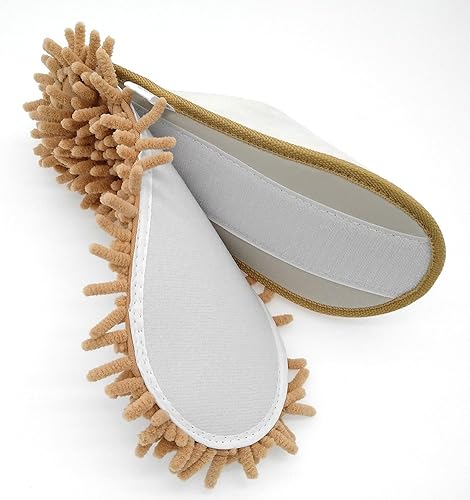 Miniatura 4 de Selric Zapatillas de mopa lavables de microfibra súper chenilla, zapatos de trapeador desmontables, limpiador de pelo de suciedad y polvo, varios