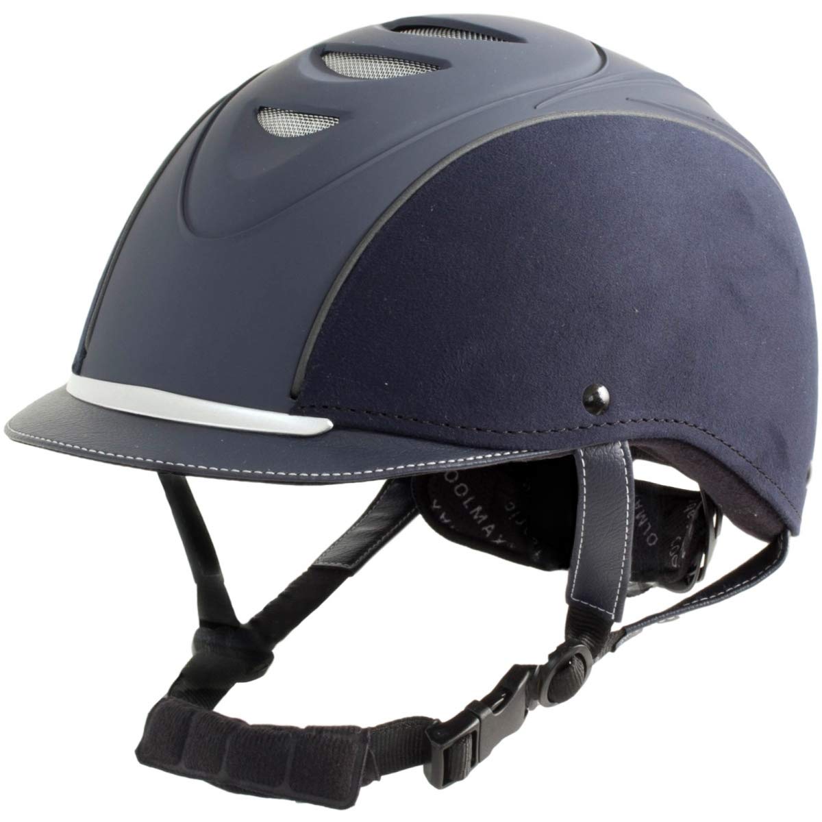 RL24 - Reithelm Perfection Plus | atmungsaktives & waschbares Innenfutter | Reitkappe mit Kinn- & Nackenschutz | Größe- & Kopfform verstellbar | Unisex Reitsport Schutzkleidung
