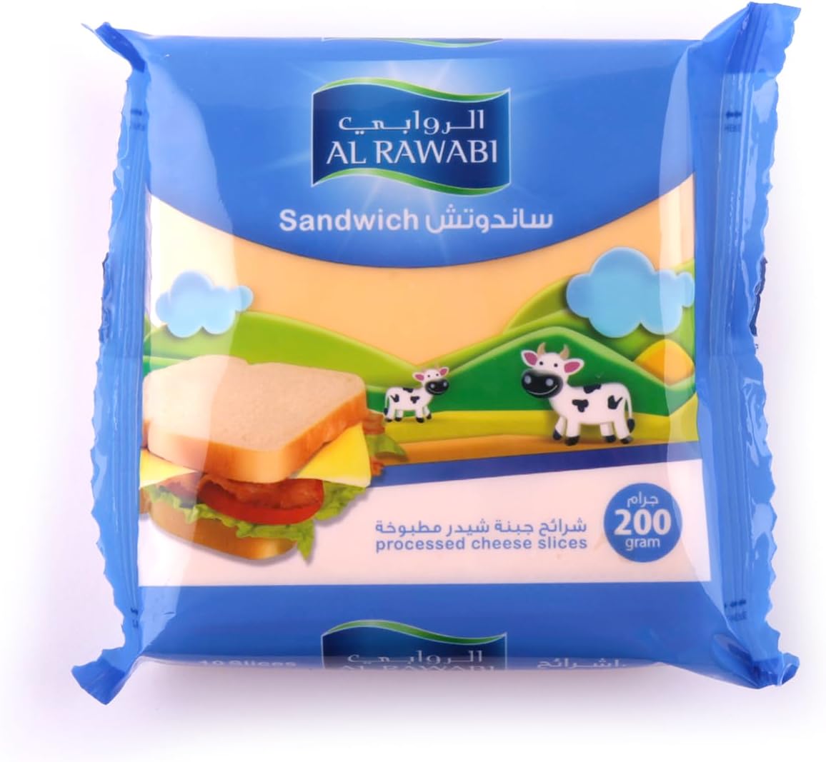 Al Rawabi Sandwich Cheese Slices 200g