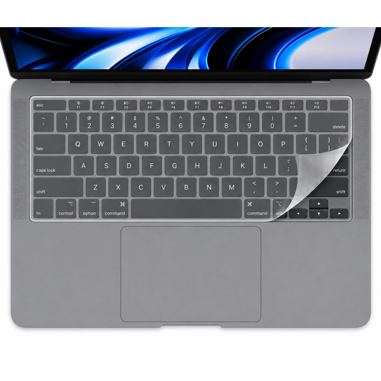 Universal Silicone Keyboard Cover for Laptop | Ultra Thin 0.3mm Keyboard Protector Skin | Dustproof, Spill Resistant, Anti-Fingerprint, Reusable Keyboard Guard (Universal 14.1 Inch Laptops)-image-12