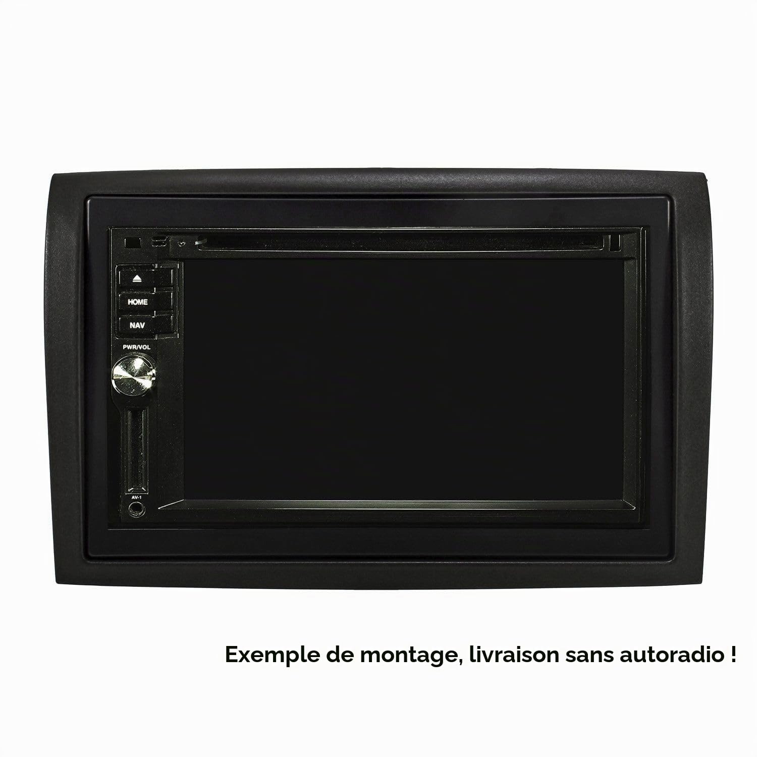 tomzz Audio 2414-062 Kit Radio Double DIN Compatible avec Fiat Ducato Peugeot Boxer Citroen Jumper Relay Noir avec kit d'encastrement Véhicules avec préparation Radio
