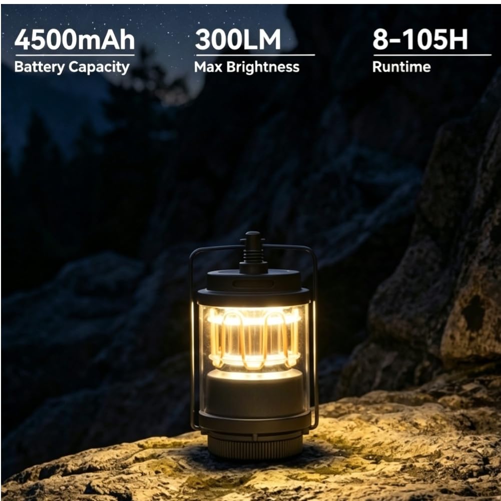 Lanterne de camping portable LED