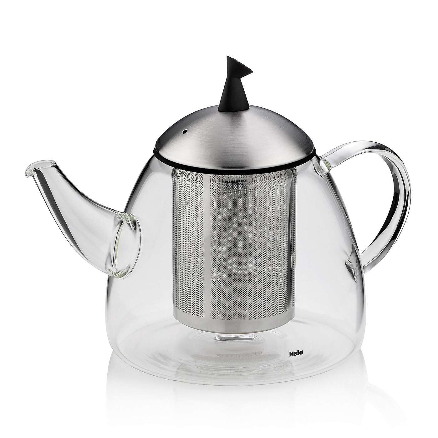 Kela 16940 théière en verre avec filtre amovible, 1,3 litre, 'Aurora'