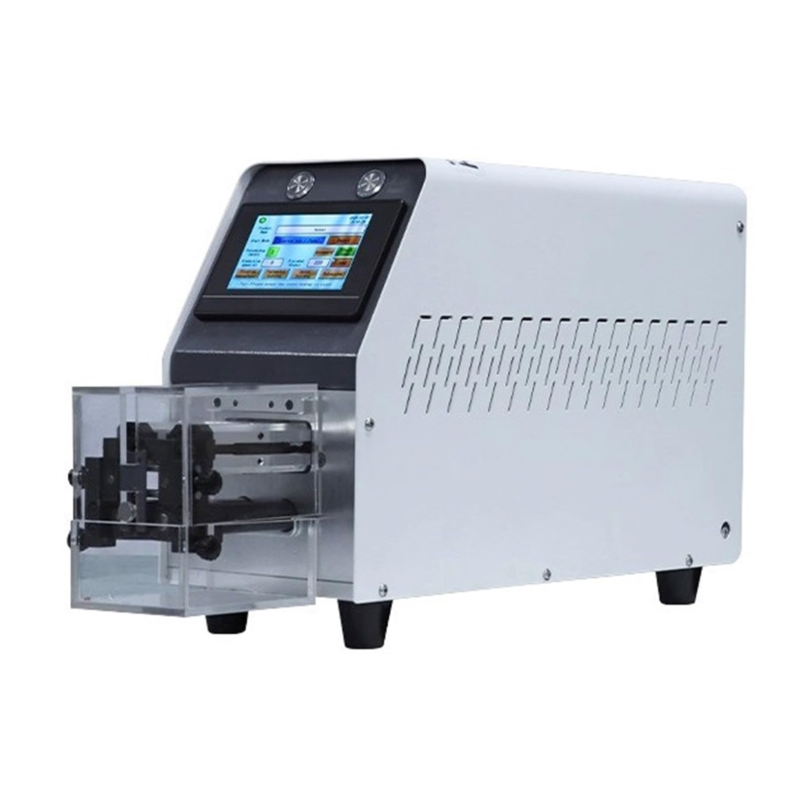 Induction Semi Automatic Coaxial Cable Stripping Machine Multilayer Shielded Wire Rotary Rápido y preciso