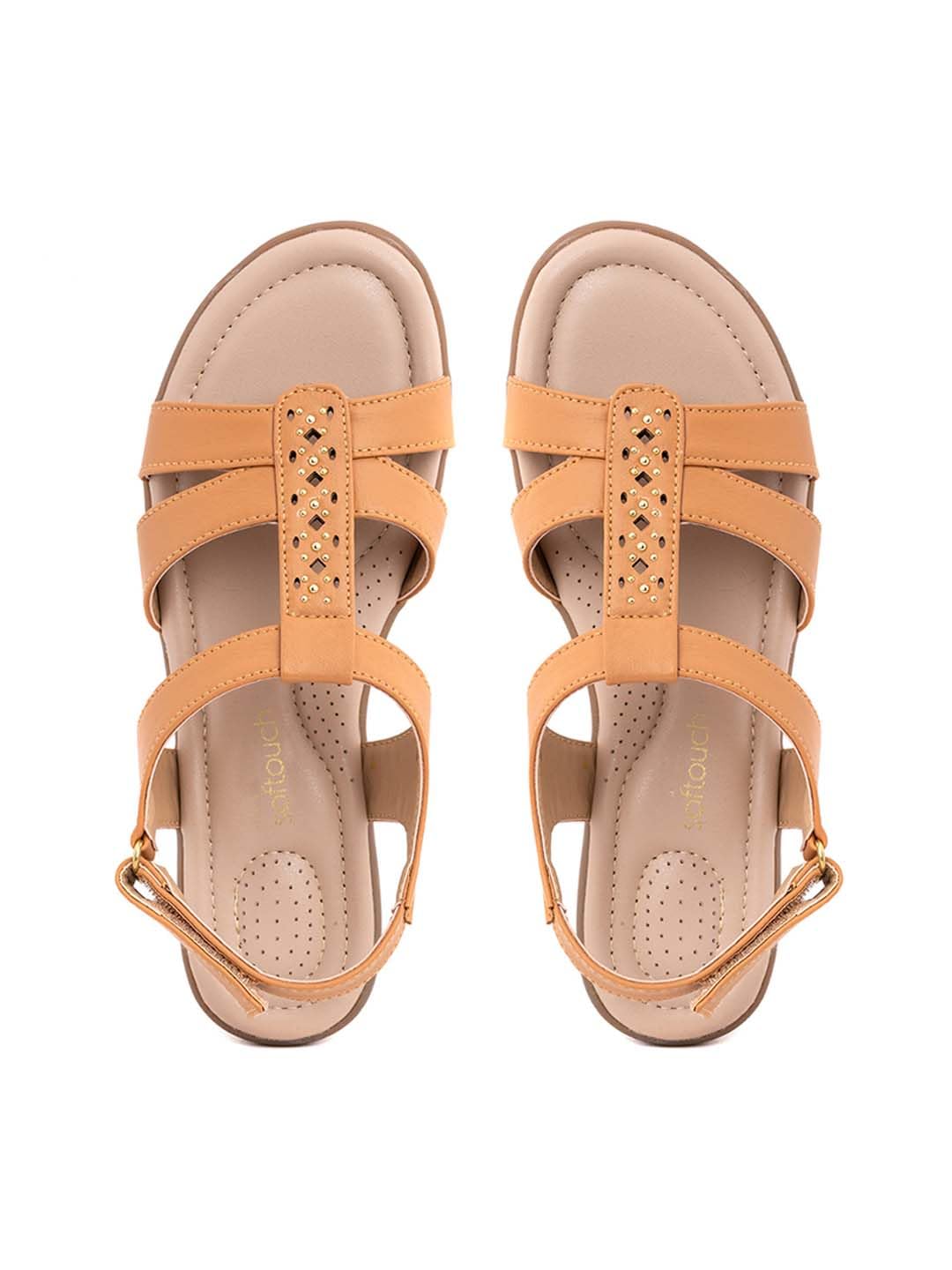 Khadims Softouch Beige Flat Sandal for Women (3453458) (B0CGJ1JCSG) Amazon Price History, Amazon Price Tracker