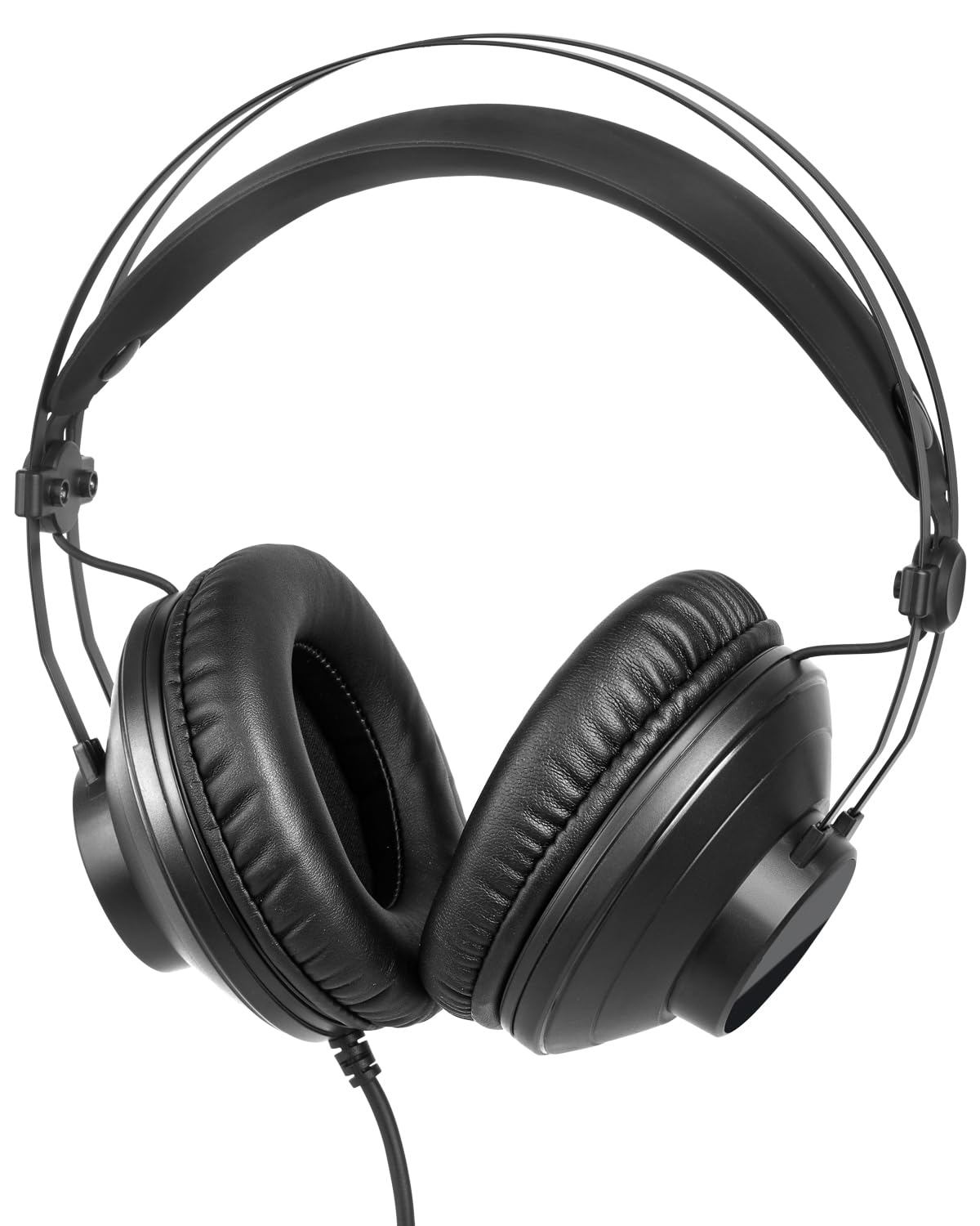 SATONE Audífonos para monitor de estudio, grabación de ruido sobre la oreja, monitores de audio, conector de audio con cable de 3.5/6.35 mm para mezclar DJ guitarra amplificador, teclado de podcast