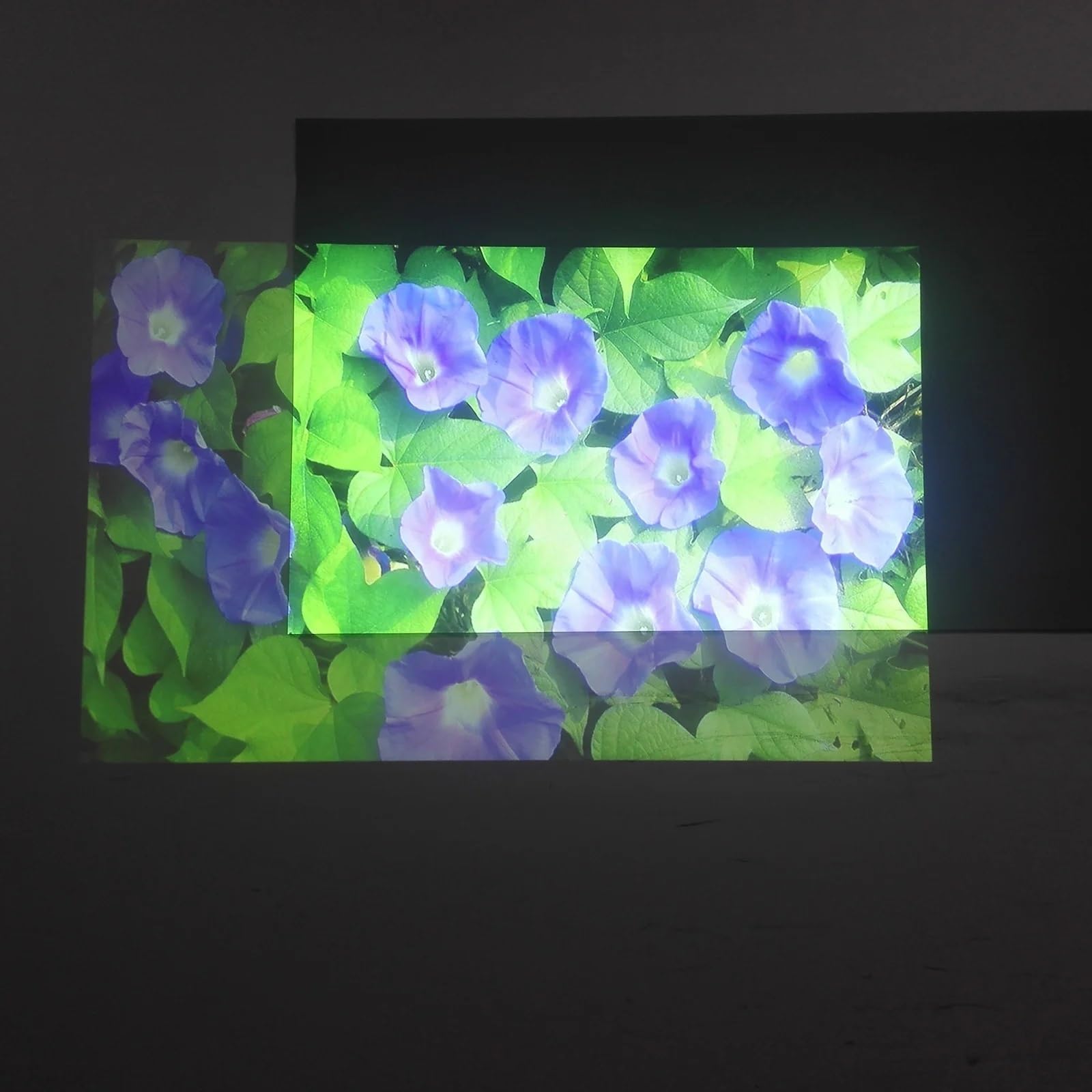 Telo proiettore, Schermo for proiettore portatile da 120 pollici 16:9, tessuto riflettente ad alta luminosità, anti-luce, tenda di proiezione 4K Uso personale(Sticker)