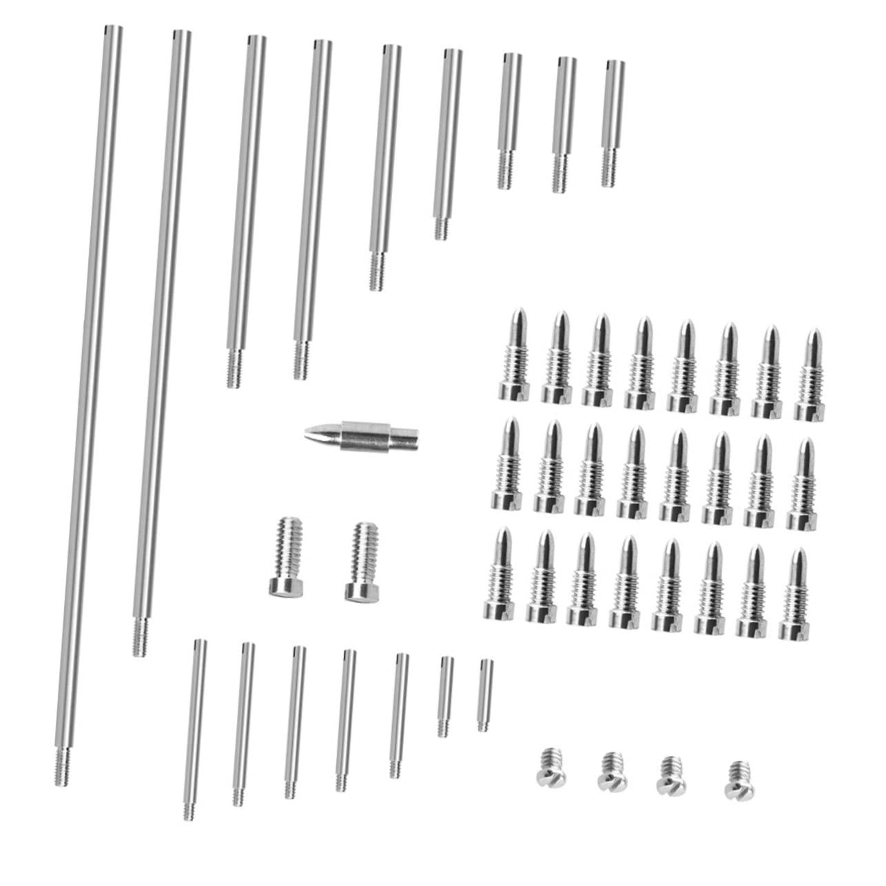 Toyvian 3sets Accessori Per Riparazione Sax Astine Filettate Viti Di Diverse e Perno Per Strumenti Fiato Kit Di Riparazione Per Migliorare La Qualità Del Suono