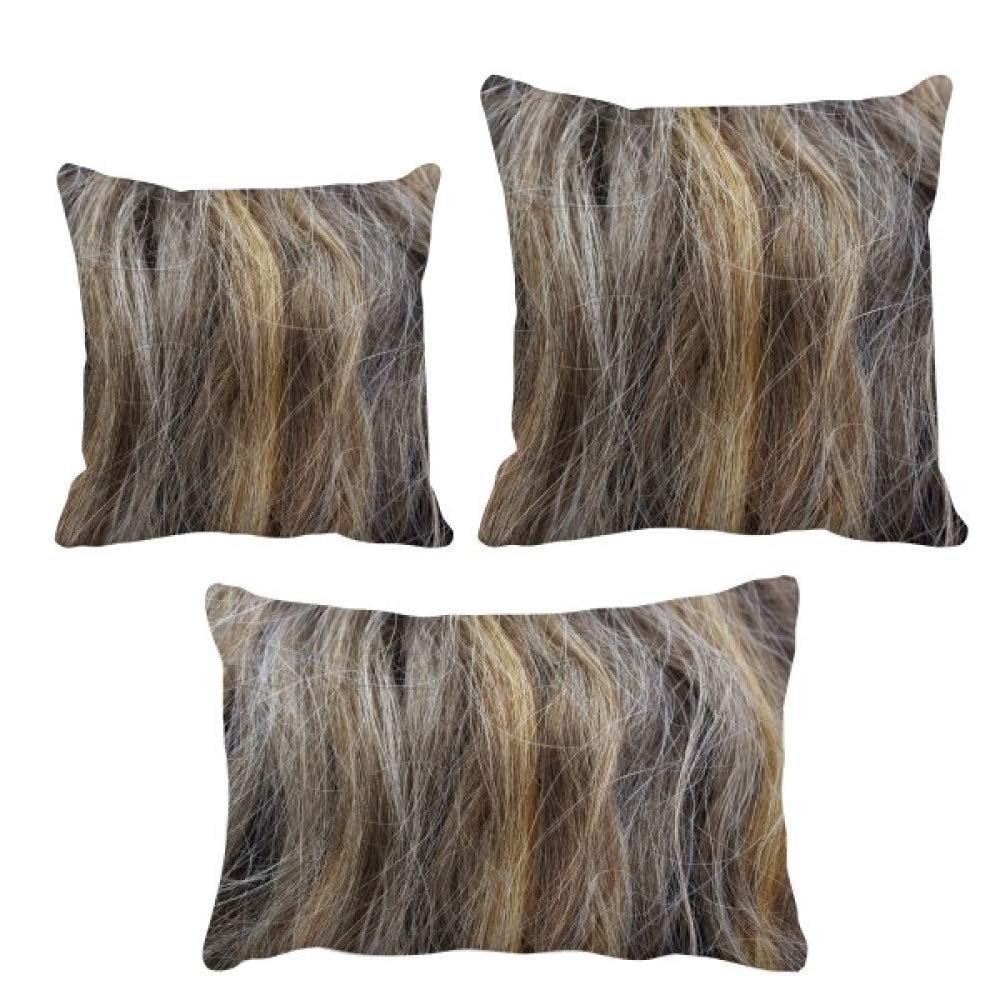 Coussin long bouclé marron pour soulager le dos sur le canapé du salon
