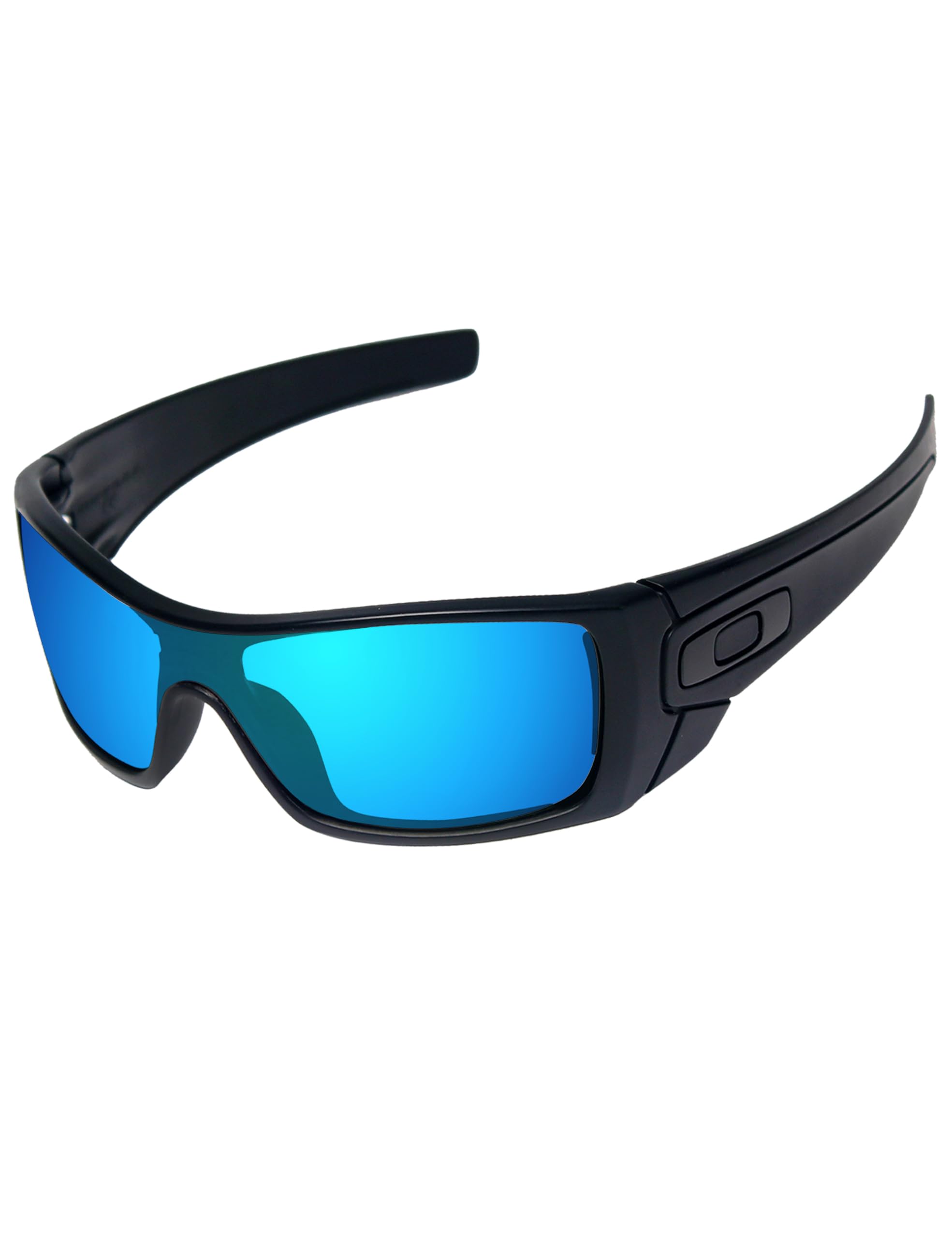 Lentes de repuesto polarizadas de 1,6 mm para gafas de sol Oakley Batwolf OO9101, protección UV, lente de espejo oscuro, piezas de reparación y kit